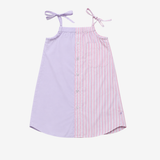 Strap Dress | Lila & Pink | 7-8Y