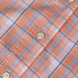 Strap Dress | Orange Checks | 5-6Y