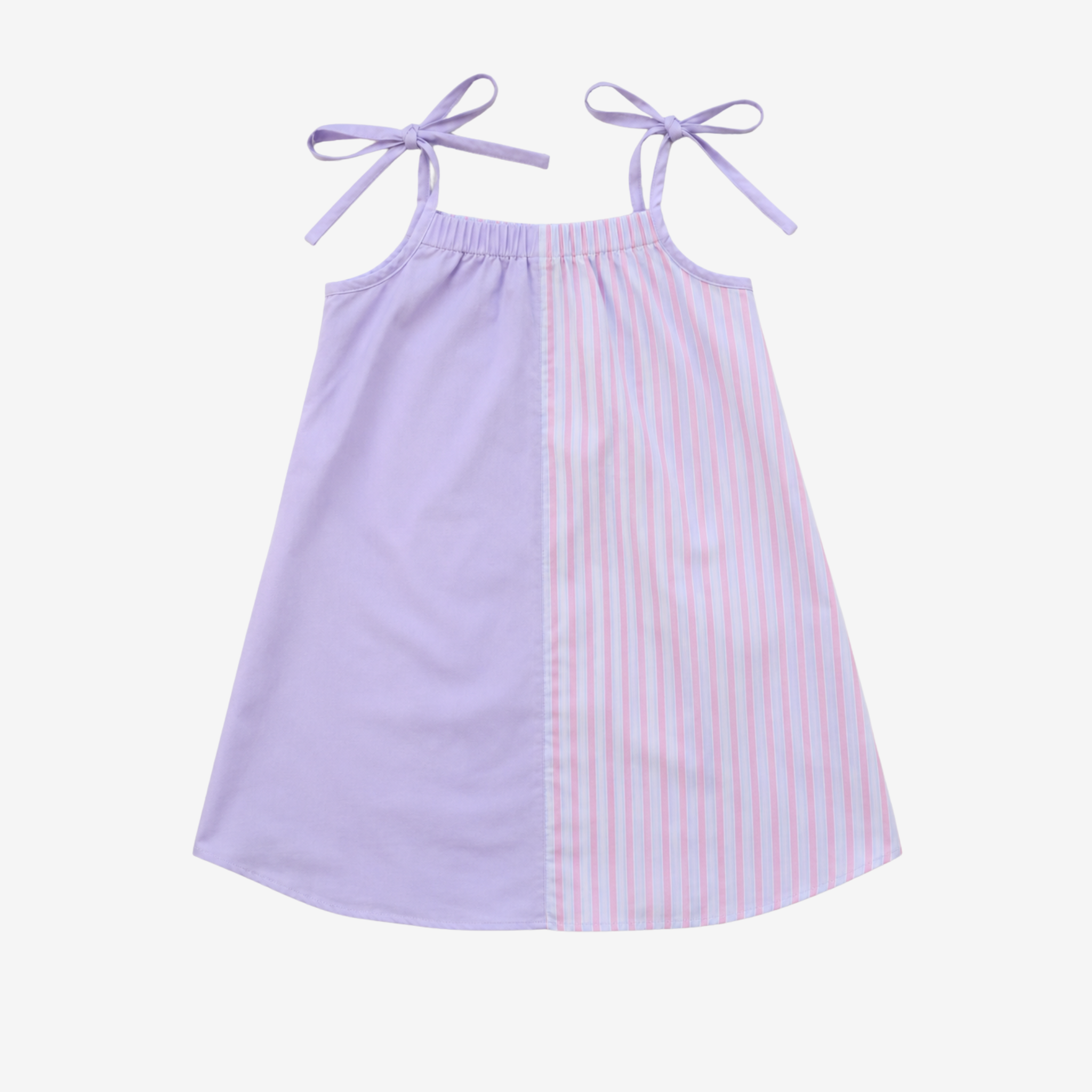 Strap Dress | Pink & Lila | 7-8Y