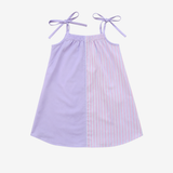 Strap Dress | Pink & Lila | 7-8Y