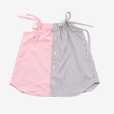 Strap Dress | Pink & White | 1-2Y