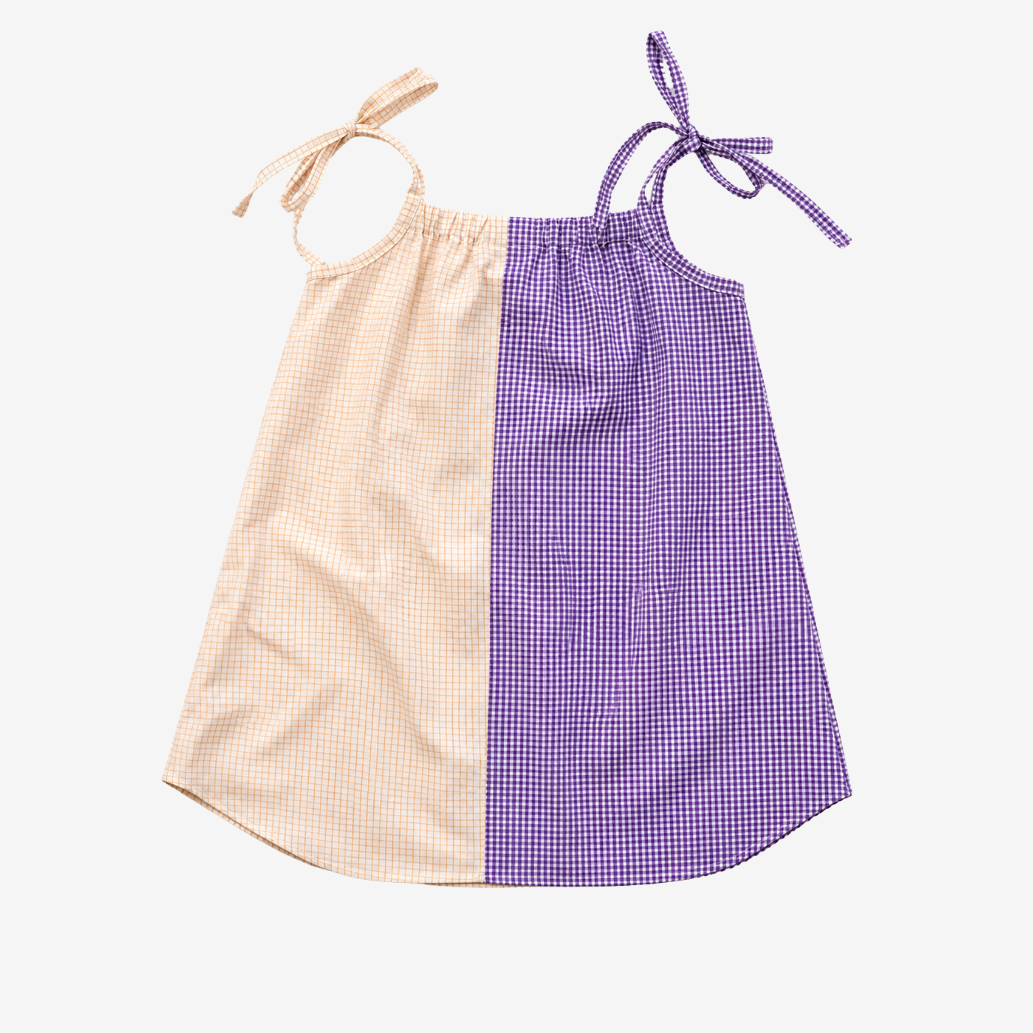 Strap Dress | Lila & Yellow | 5-6Y