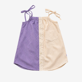Strap Dress | Lila & Yellow | 5-6Y
