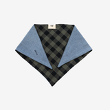 Bandana | Denim & Green Checks