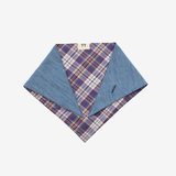 Bandana | Denim & Lila Checks