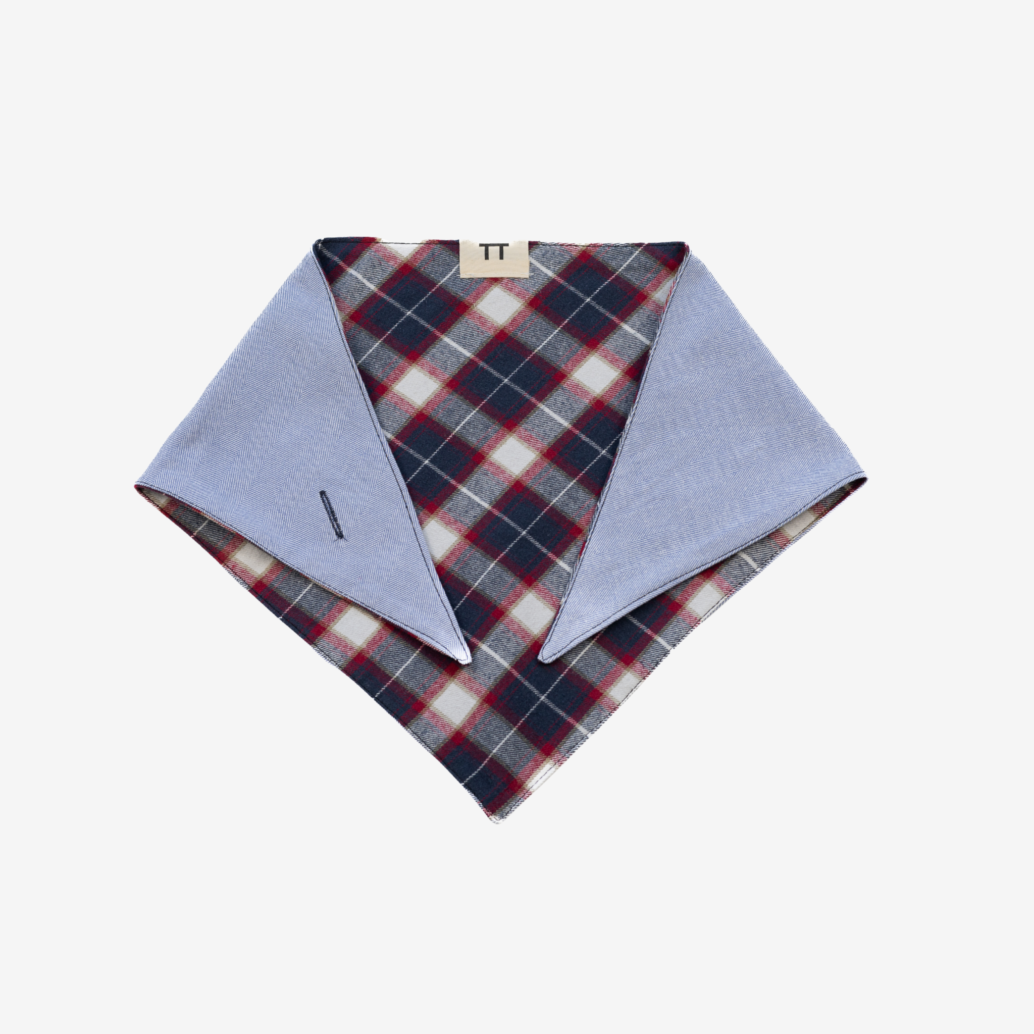 Bandana | Denim & Red Checks