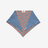 Bandana | Denim & Red Checks