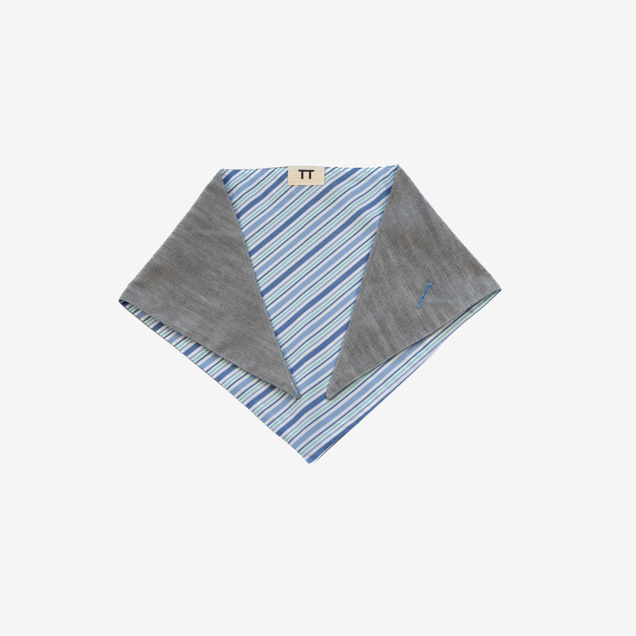Bandana | Denim & Blue Stripes