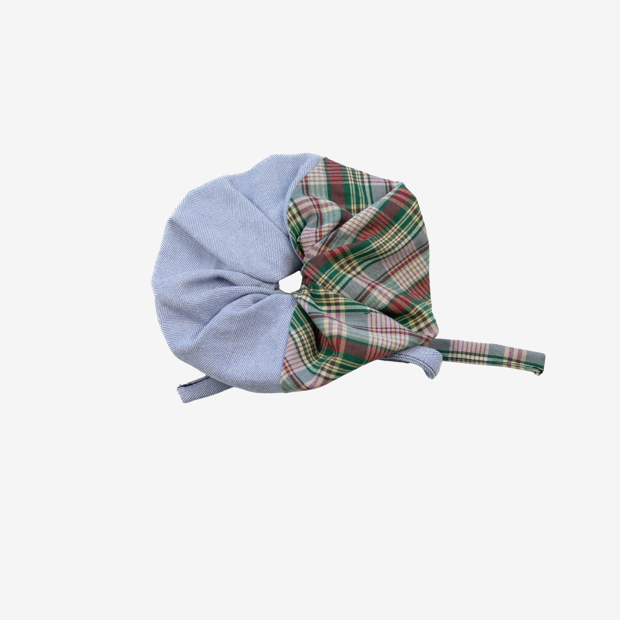 Big Scrunchie | Denim & Multicolor