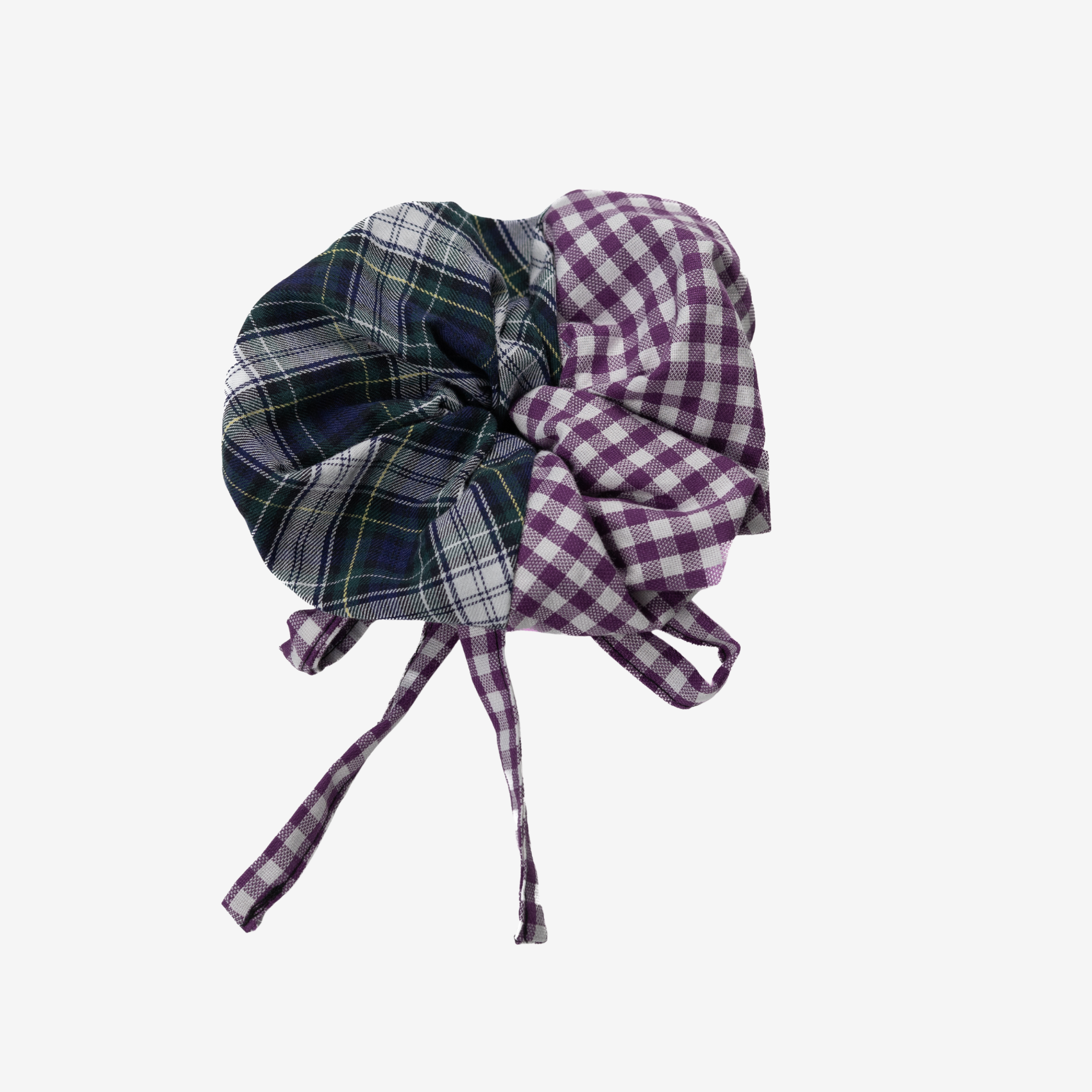Big Scrunchie | Green & Purple