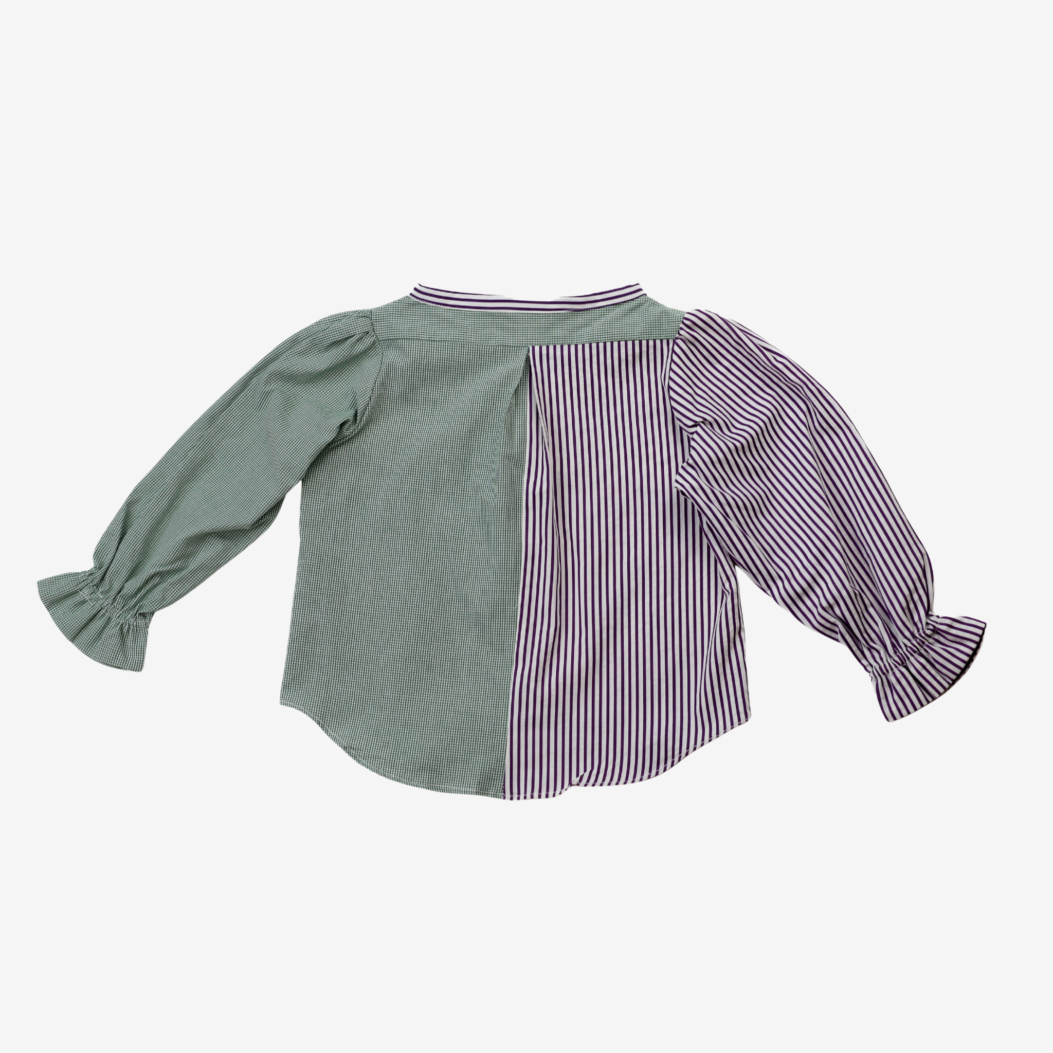 Blouse | Green & Purple | 1-2Y