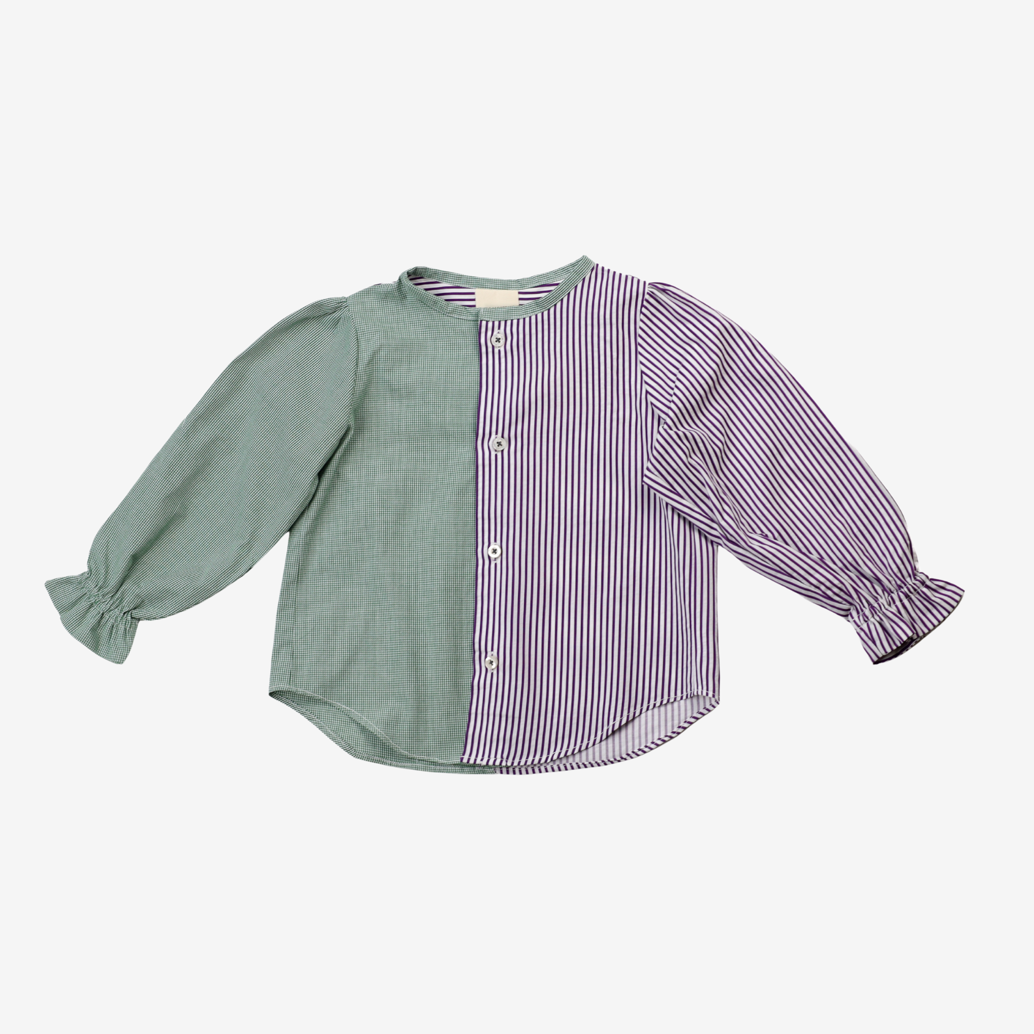 Blouse | Purple & Green | 3-4Y