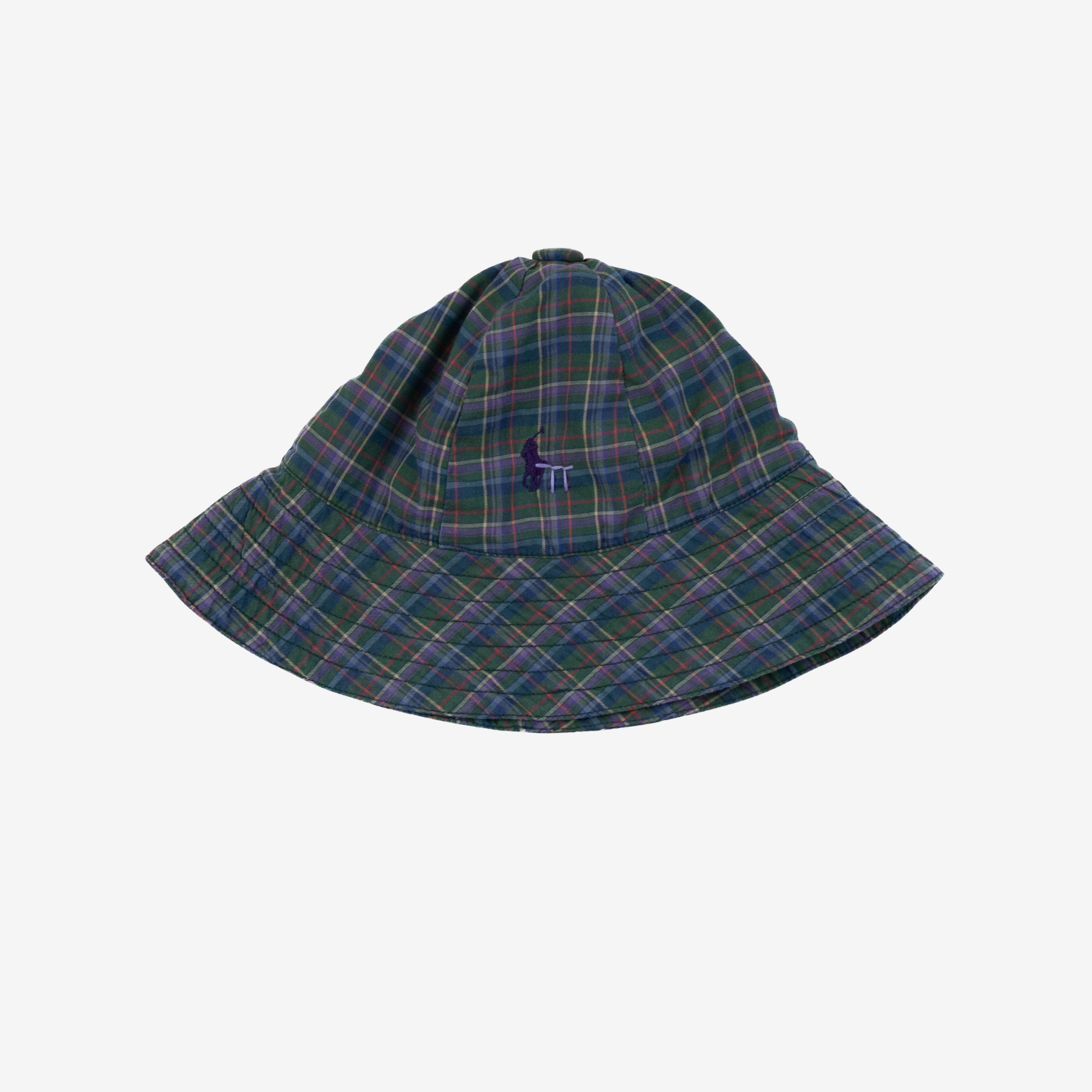 Bucket Hat | Green Checks | 1-4Y