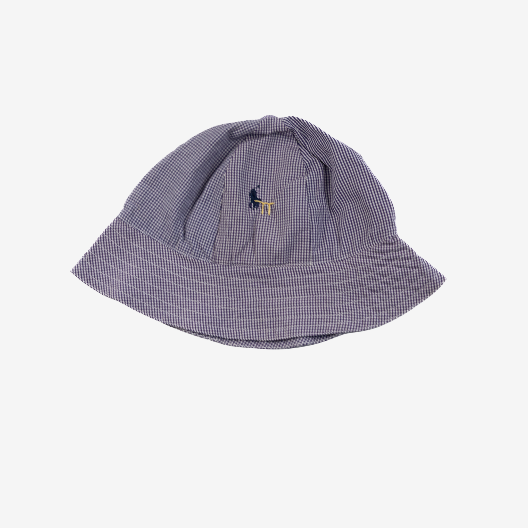 Bucket Hat | Purple Checks | 1-4Y
