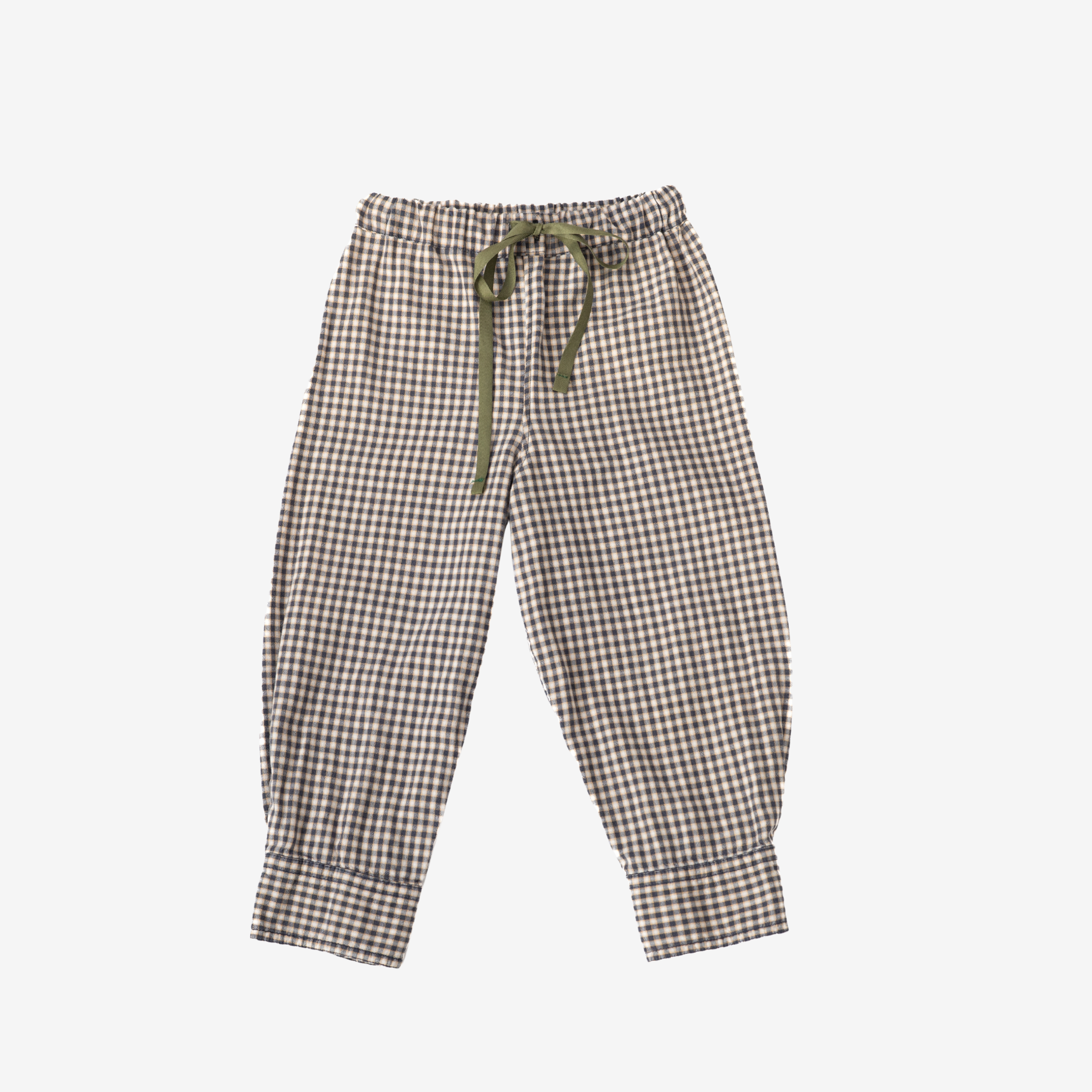 Cuff Pants | Green Checks | 1-2Y