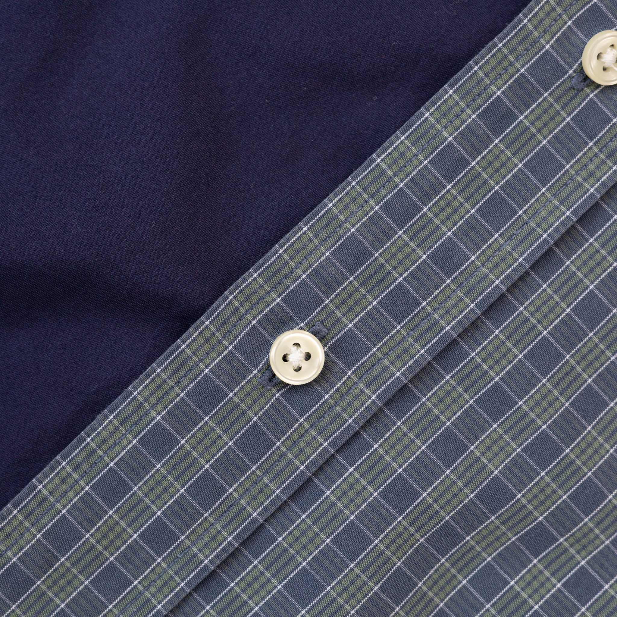 Sleeve Shirt | Blue & Green | 1-2Y