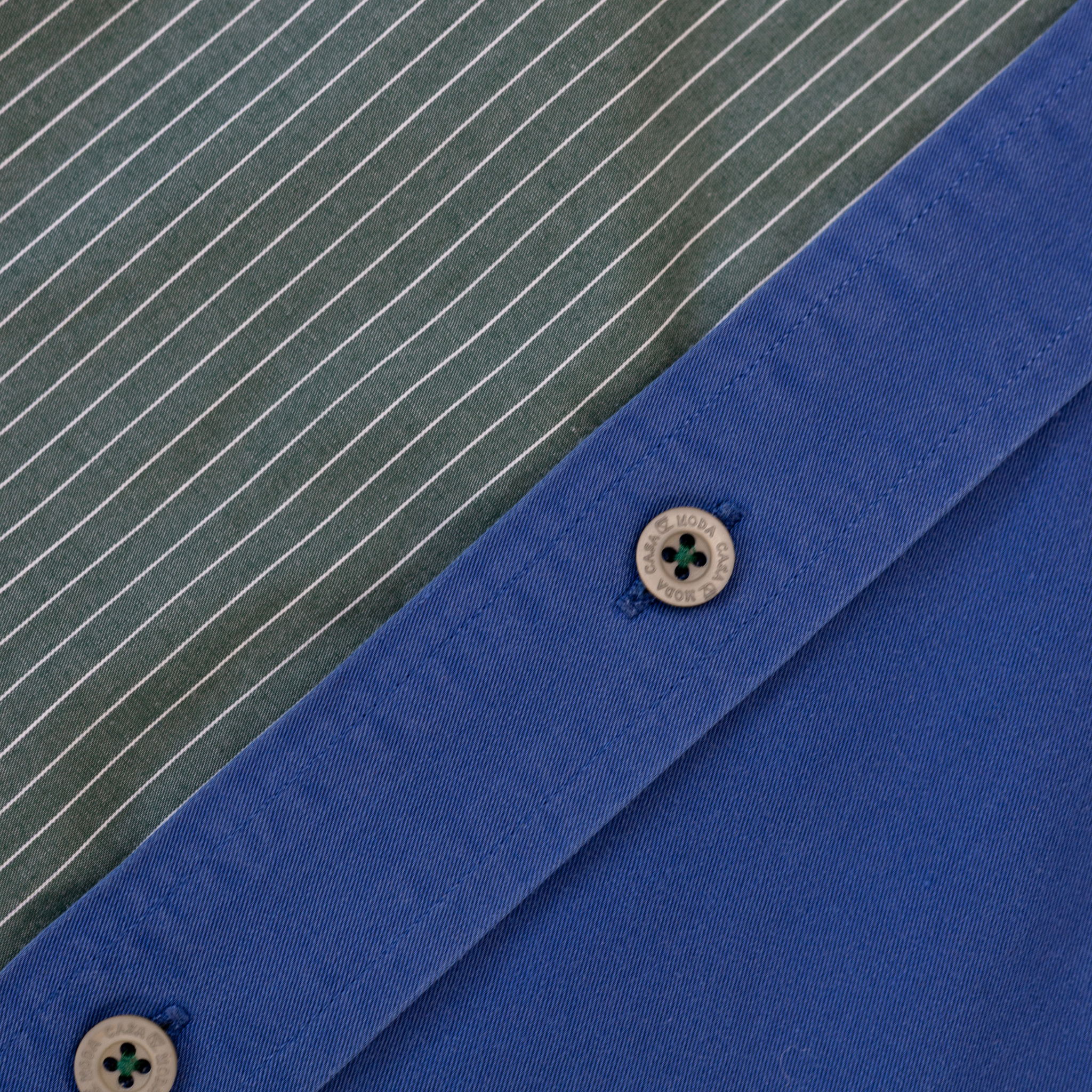 Sleeve Shirt | Blue & Green | 7-8Y