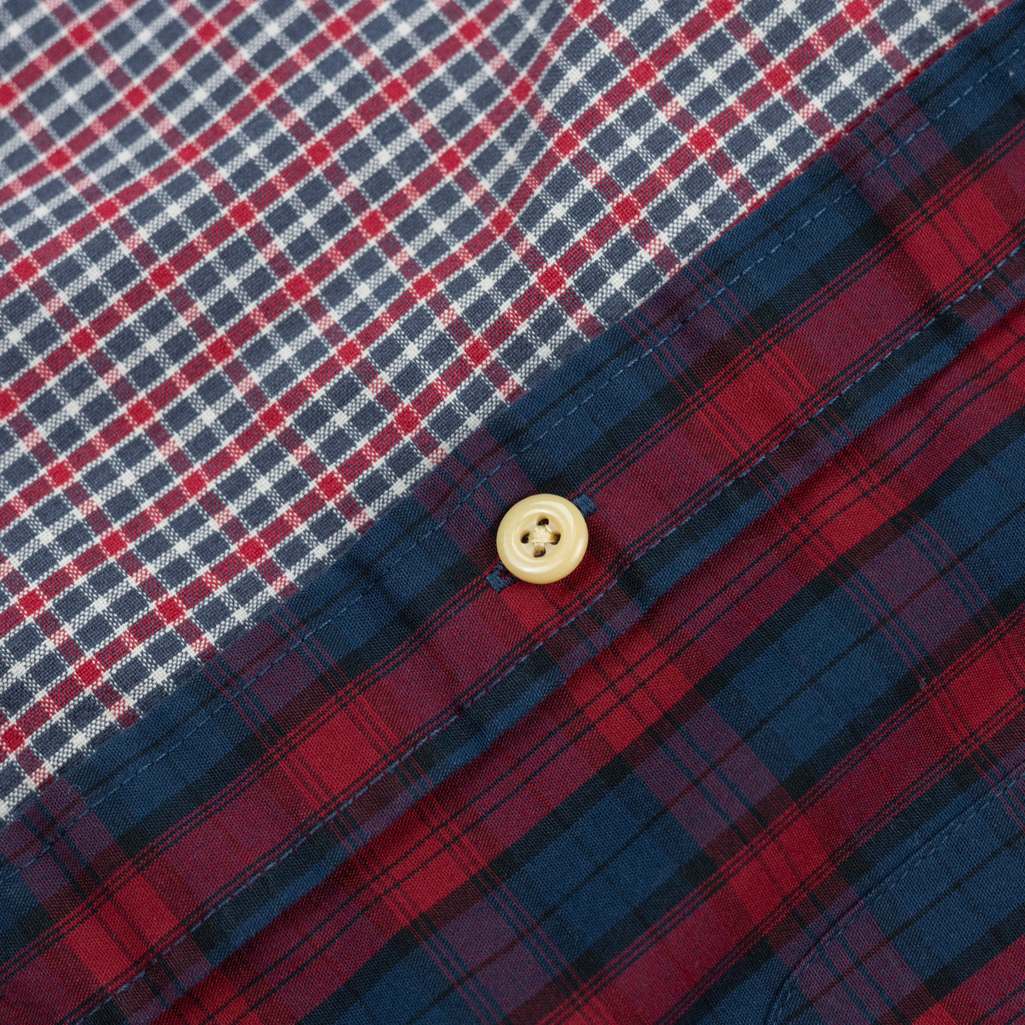 Sleeve Shirt | Blue & Red | 7-8Y