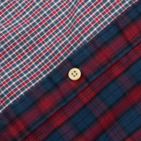 Sleeve Shirt | Blue & Red | 7-8Y