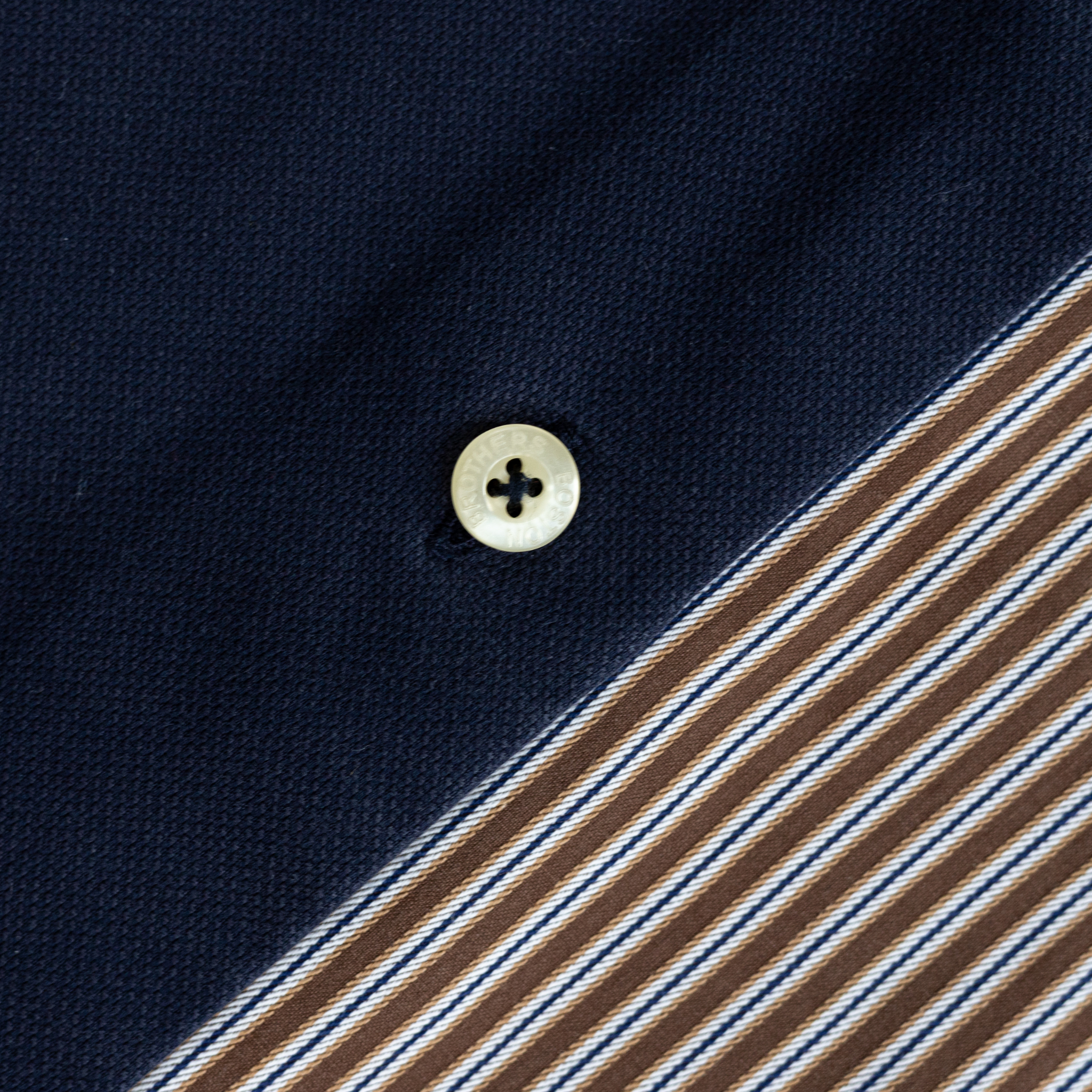 Sleeve Shirt | Brown & Blue | 2-3Y