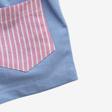 Shorts | Blue & Pink | 1-2Y