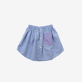 Skirt | Blue & Lila | 5-6Y