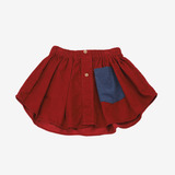 Skirt | Red & Blue | 2-3Y
