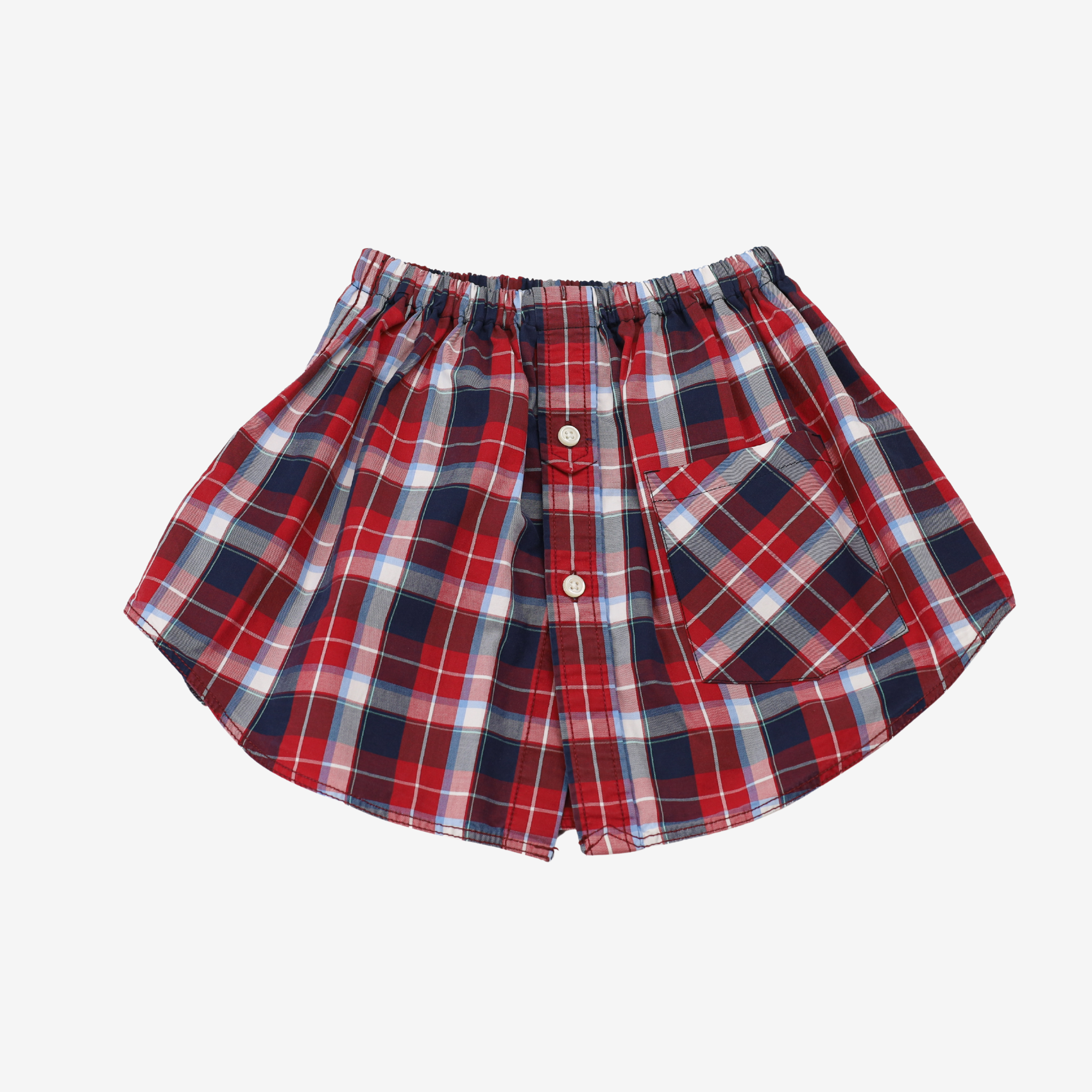 Skirt | Red & Blue | 2-3Y