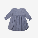 Sleeve Dress | Blue Checks | 5-6Y