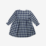 Sleeve Dress | Blue Checks | 5-6Y