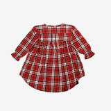 Sleeve Dress | Red Checks | 2-3Y