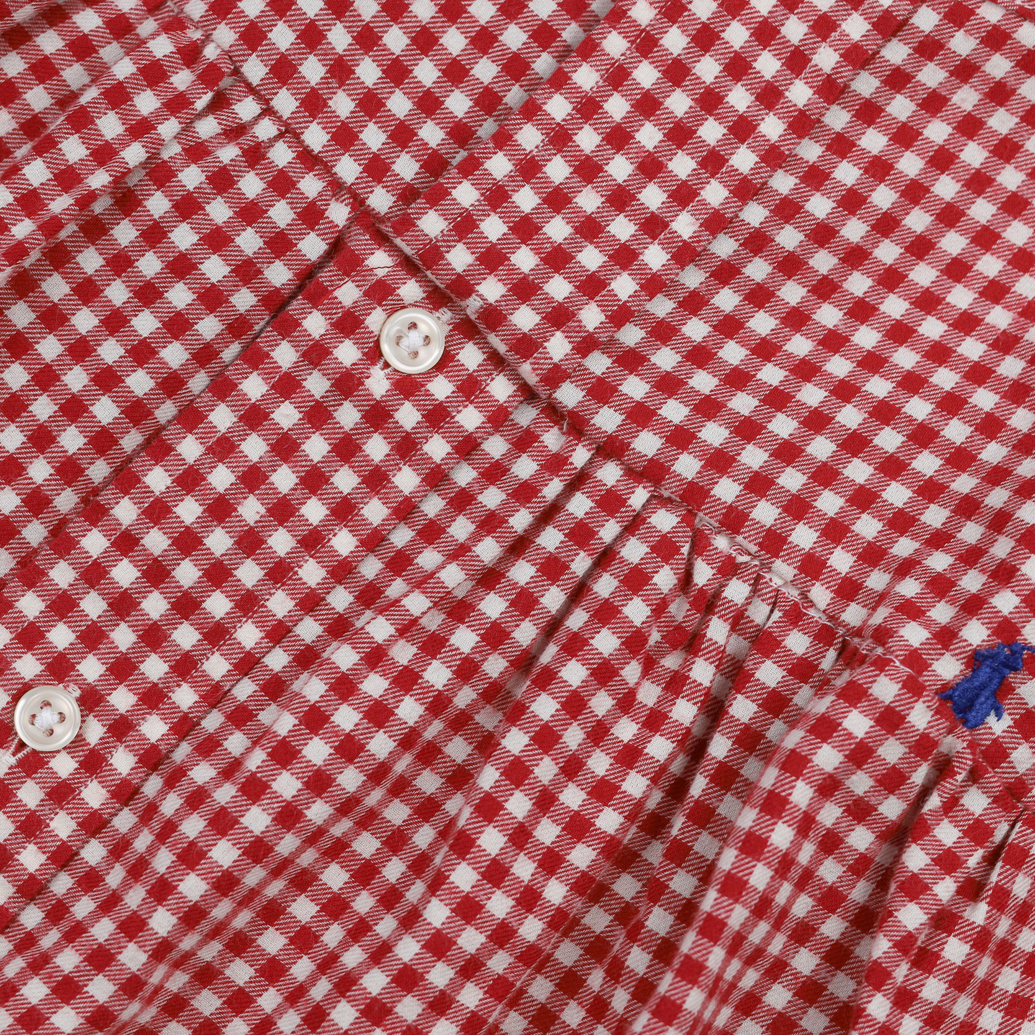 Sleeve Dress | Red Checks | 1-2Y