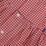 Sleeve Dress | Red Checks | 1-2Y