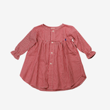 Sleeve Dress | Red Checks | 1-2Y