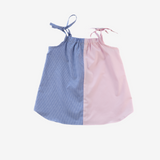 Strap Dress | Blue & Pink | 1-2Y