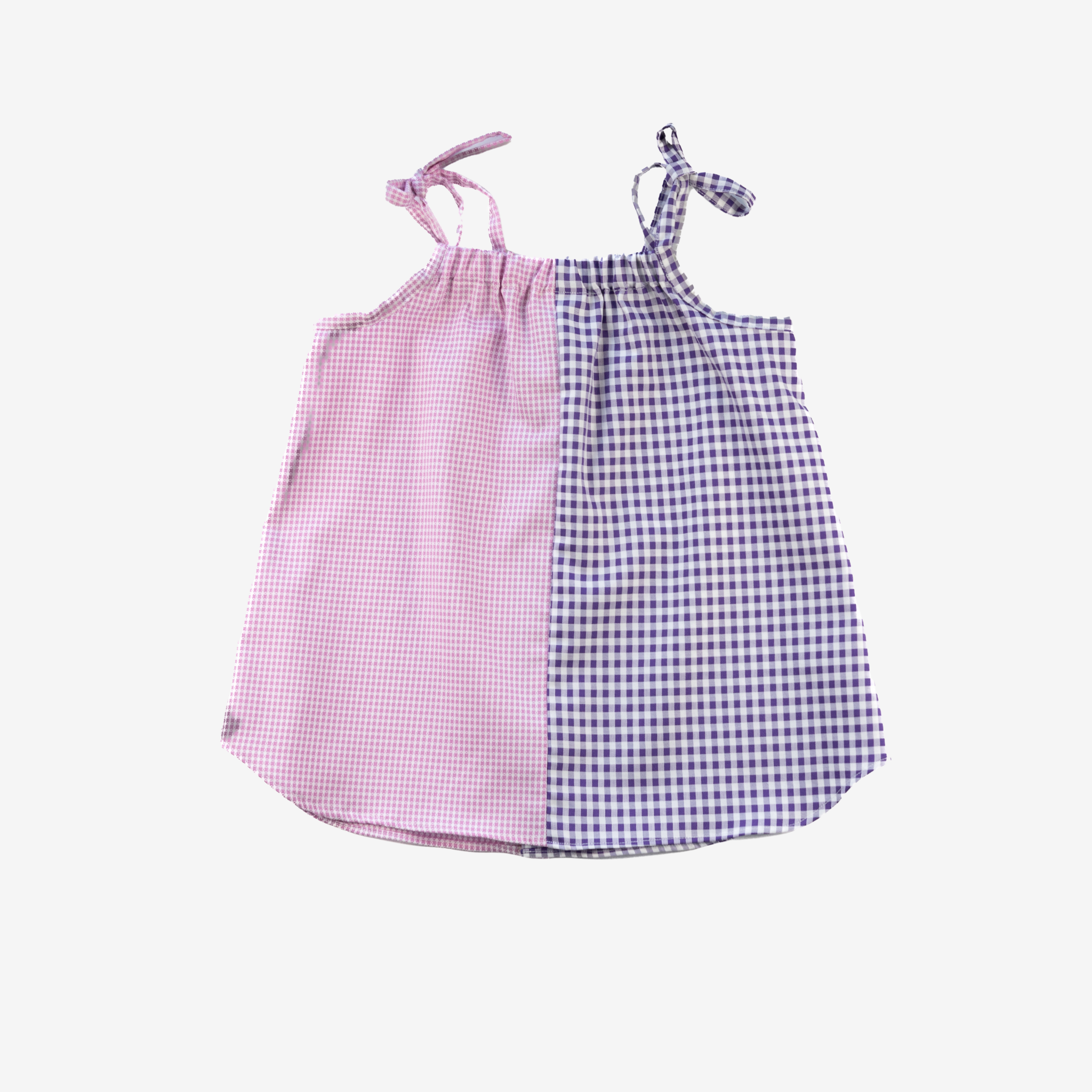 Strap Dress | Pink & Lila | 1-2Y