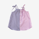 Strap Dress | Pink & Lila | 1-2Y