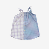 Strap Dress | Blue & Lila | 3-4Y