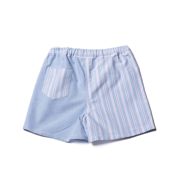 Shorts | White & Blue - Little Boomerang