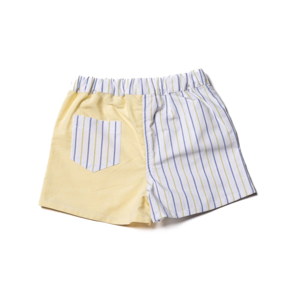 Shorts | Yellow & White - Little Boomerang