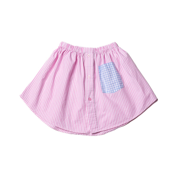 Skirt | Pink & Light Blue - Little Boomerang